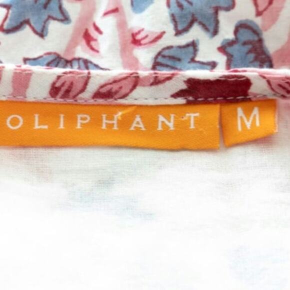 Oliphant Flirty V Neck Maxi Mendoza Coral Ladies Dress Size Medium - Picture 6 of 10